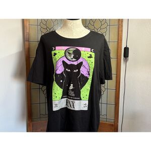 Disney Hocus Pocus Binx Graphic Tee Celestial Plus Size XXL